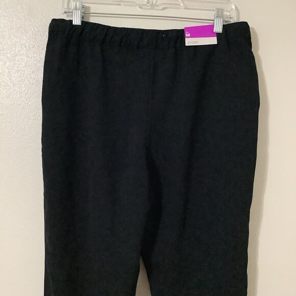 NWT Merona Black Minimalist Closet Staple Minimalism High Mid Rise Joggers M - Picture 5 of 7